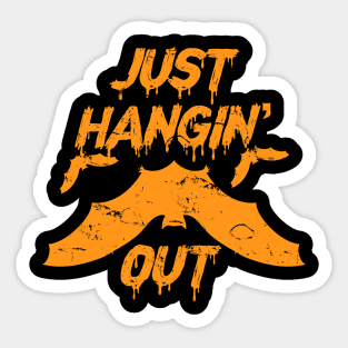 Just hangin out Bat Sticker